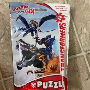 Transformers Puzzle On The Go- New and Unopened